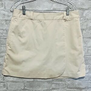 Banana Republic BR x HARBISON Mini Skirt Cream color Size 12